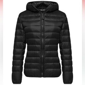 Wantdo Packable Down Ultra Lightweight Puffer Jacket with Hood
